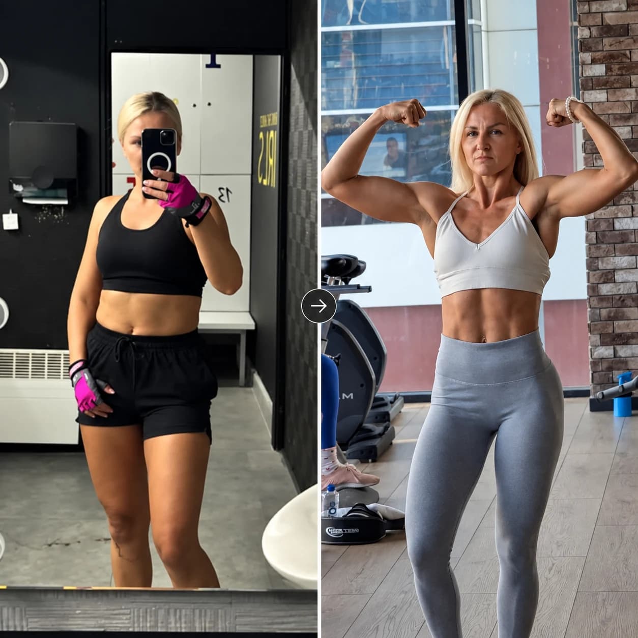 Transformacija klijentice Šahman Fitness